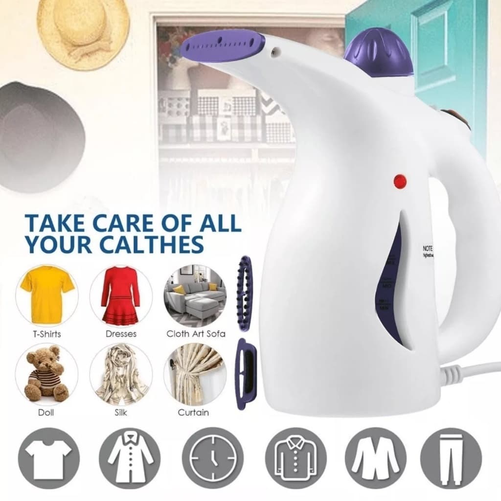 Passadeira 110v Vaporizador A Vapor De Roupas Tira Amasso Portátil 800w Alexstore