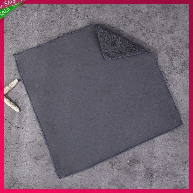 Pano De Prato De Microfibra Cinza Toalha De Lavagem De Carro Trapos De Cozinha de 30*40