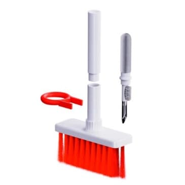 Kit 5 Em 1 Escova Para Fones De Ouvido Kit De Limpeza Earbuds Caneta Sem Fio Bluetooth / Headset / Escova Airpods / De Teclado Multi-Função