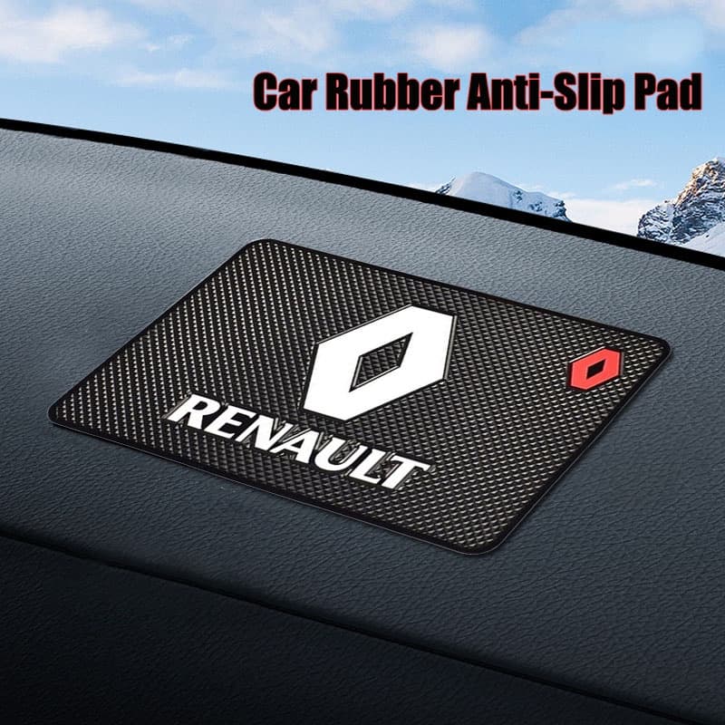 Renault Carro Dashboard Borracha Anti-Derrapante Tapete De Almofada Fixa Para Clio Fluence Duster Megane 2 Sandero Kwid Logan Captur Scenic Kiger Koleos