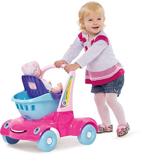 Andador para bebês e passeio com Boneca - Estímulo e Aventura para sua Filha
