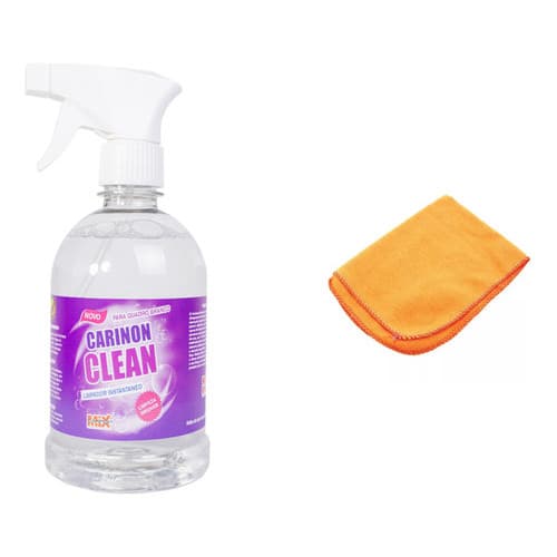 Limpador Quadro Branco Carinon Clean Spray 500ml + Flanela