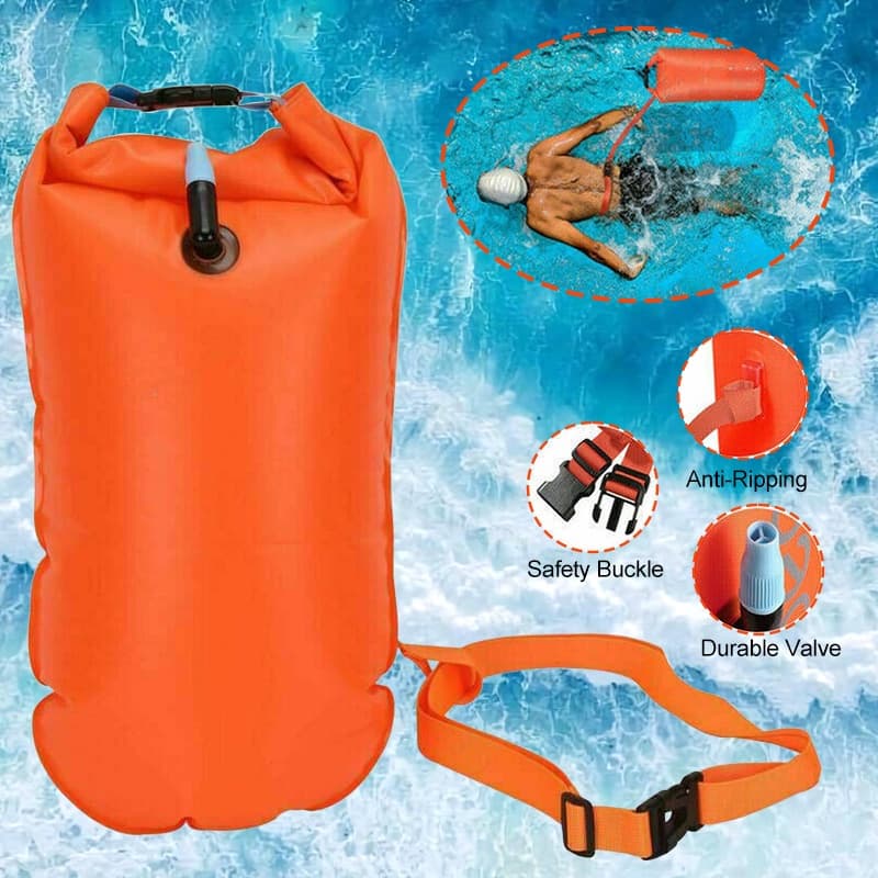 Saco De Segurança Para Natação Ao Ar Livre Bóia De multi-Funcional Com Cinto Em PVC À Prova D'água Esportes Aquáticos .