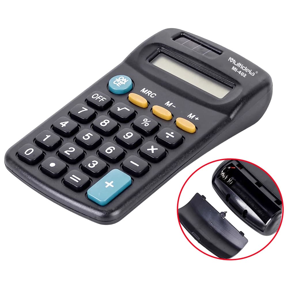 Multideia Mini Super Calculadora De Bolso Pequena 08 Dígitos kk-402