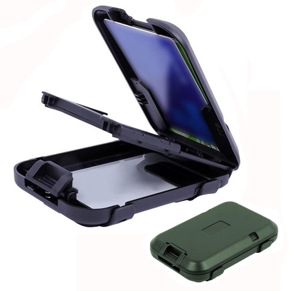 Estojo Para Cartão De Visita Escova Anti-Furto Bloco RFID Carteira Minimalista De Bolso De Alumínio Ultra-Fino Homens