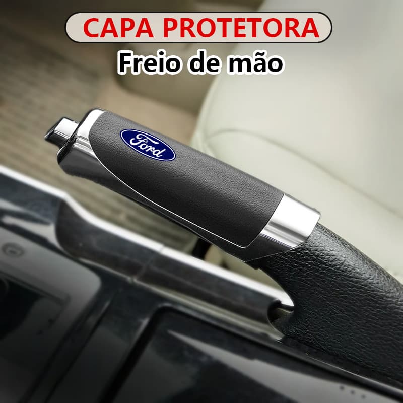 Capa Protetora Decorativa para Freio de Mão Para Ford EcoSport Ka Ranger Fiesta Territory Focus Fusion