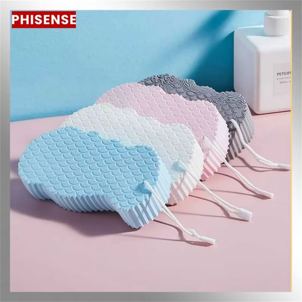 KIT 2-6PCS Esponja de banho esfoliante corporal removedor de pele morta e sujeira indolor