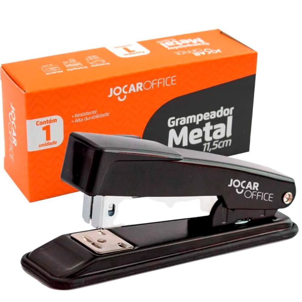 Grampeador Manual De Metal Para Casa Escritório Trabalho