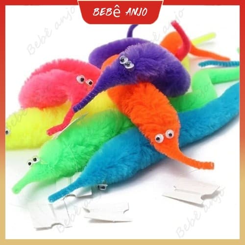 Brinquedo Engraçado De Pelúcia Mágica De Minhoca