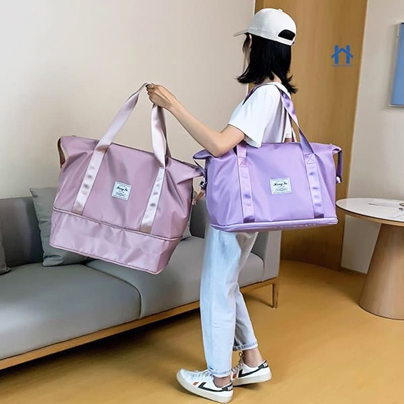 Bolsa Grande de Viagem Multifuncional A Prova D'Água Dobrável Com Grande Capacidade HH UTILIDADES