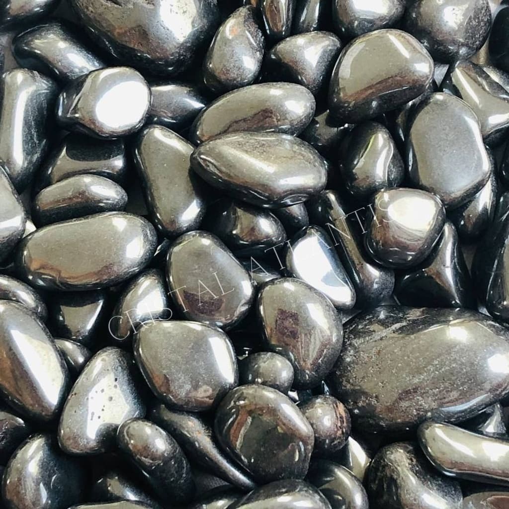 Hematita Cristal Pedra Rolada Natural