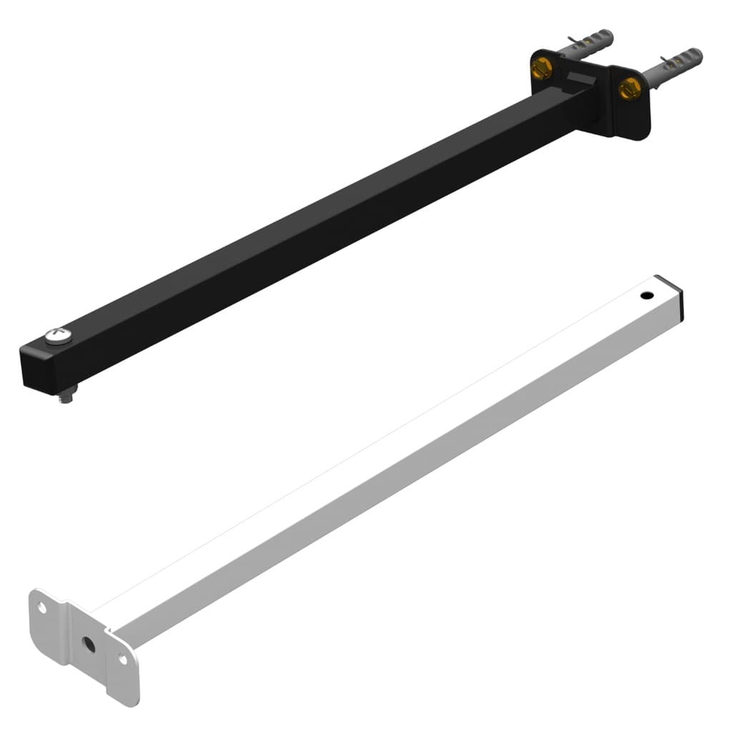 SUPORTE REFLETOR BASE RETA BRAÇO 40 cm