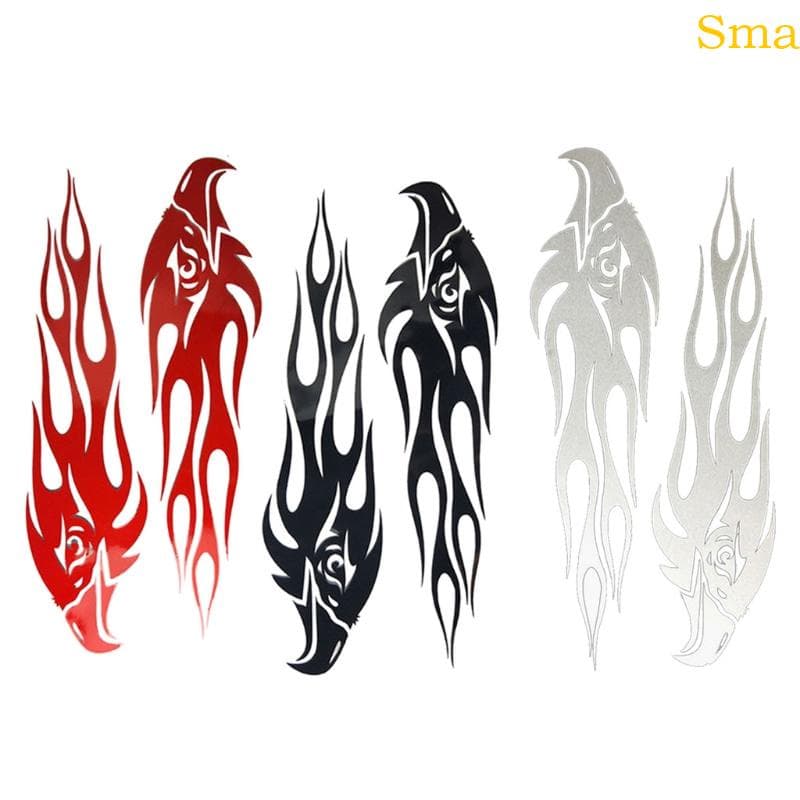 Sma Adesivo Refletivo Decalque Motocicleta Chama Águia Combinação