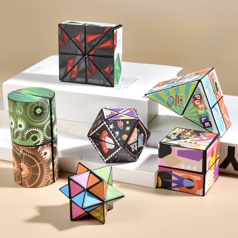 Cubo de Rubik estereoscópico/Presente de Brinquedo Educativo para Crianças/Cubo de Rubik Infinito 3D
