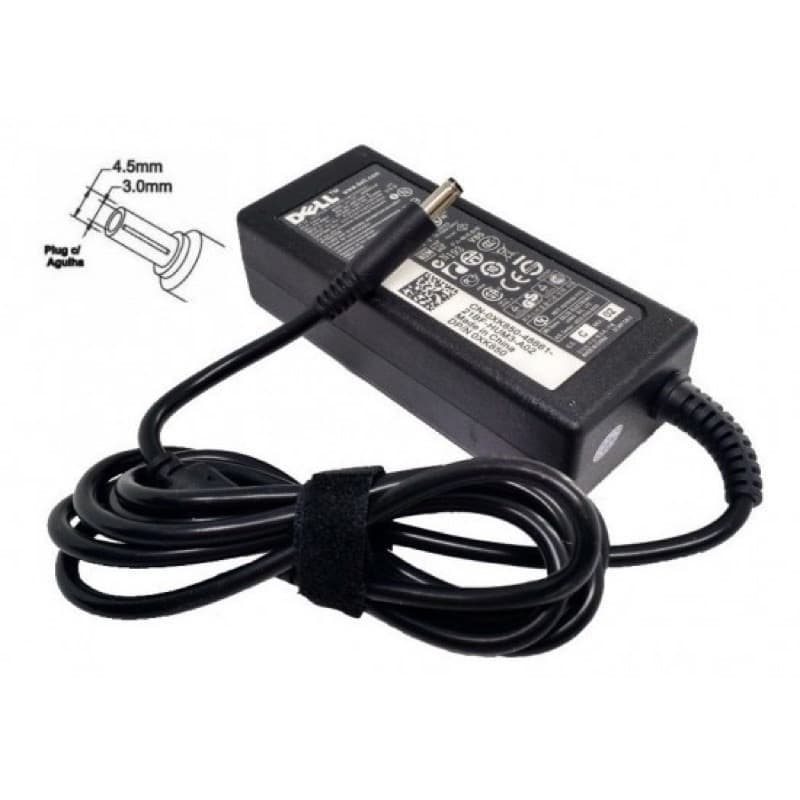 Fonte Carregador Para Notebook Dell 19.5V 3.34A 65W PINO (4.5*3.0MM)