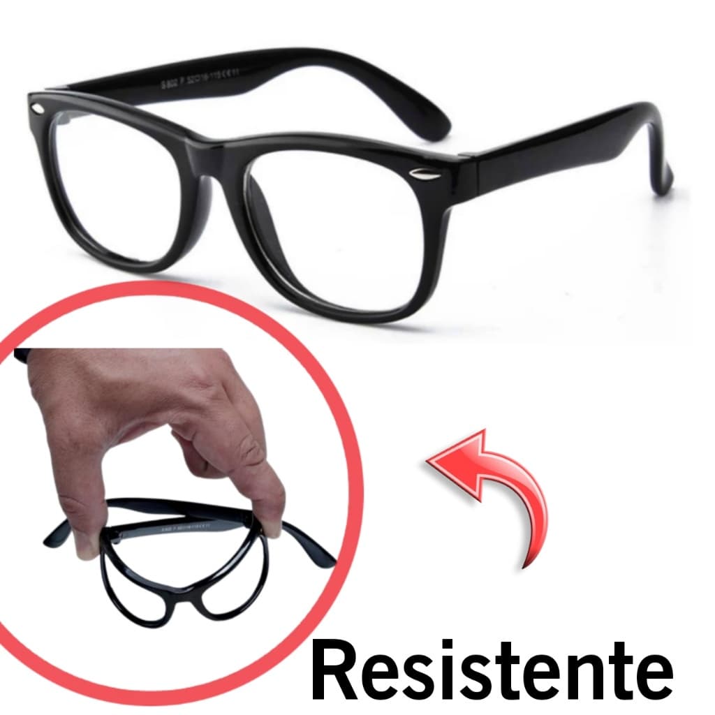 Óculos Armação Infantil Criança Silicone Flexível 5 a 11 Anos Melhor Qualidade e Resistencia
