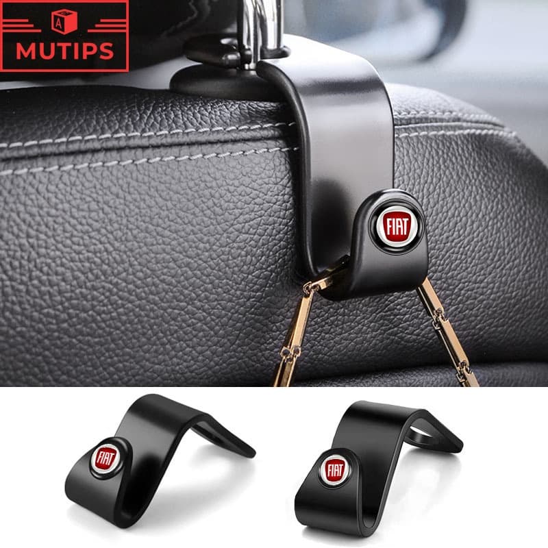 Fiat 1/2Pcs Suporte De Cabeça Do Gancho Encosto Banco Traseiro Carro Forte Para Uno Toro 500 Bravo Punto Palio Argo Stilo Strada Mobi