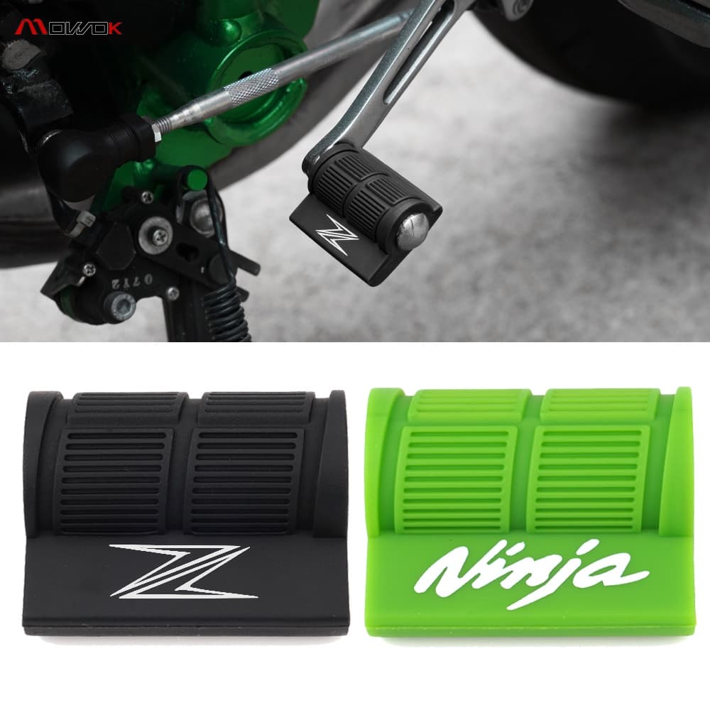 Para Kawasaki Z900 Z750 Z650 Z800 Ninja 650 300 400 ZX6R ZX10R Z1000 Protetor De Mudança De Engrenagem Da Motocicleta Pe