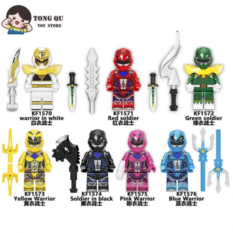 Brinquedos de menino Presentes De Aniversário Enfeite de Mesa boneco de Guerreiros Coloridos