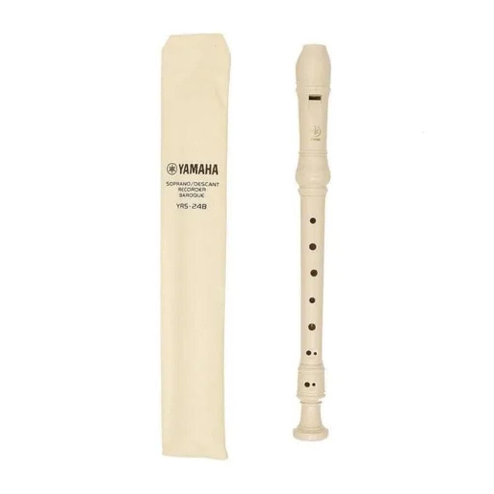 FLAUTA YAMAHA YRS24BBR SOPRANO BARROCA EM DÓ(C)