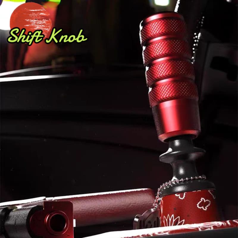 Universal Aluminum Liga De Alumínio Manual De Transmissão Automática Mudança De Marcha De Carro Conjunto Preto Com Adaptador