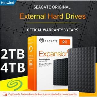 Disco Rígido Externo Seagate Hd De Alta Qualidade Com Expansão De 2 Tb/4 USB 3.0 HWTH