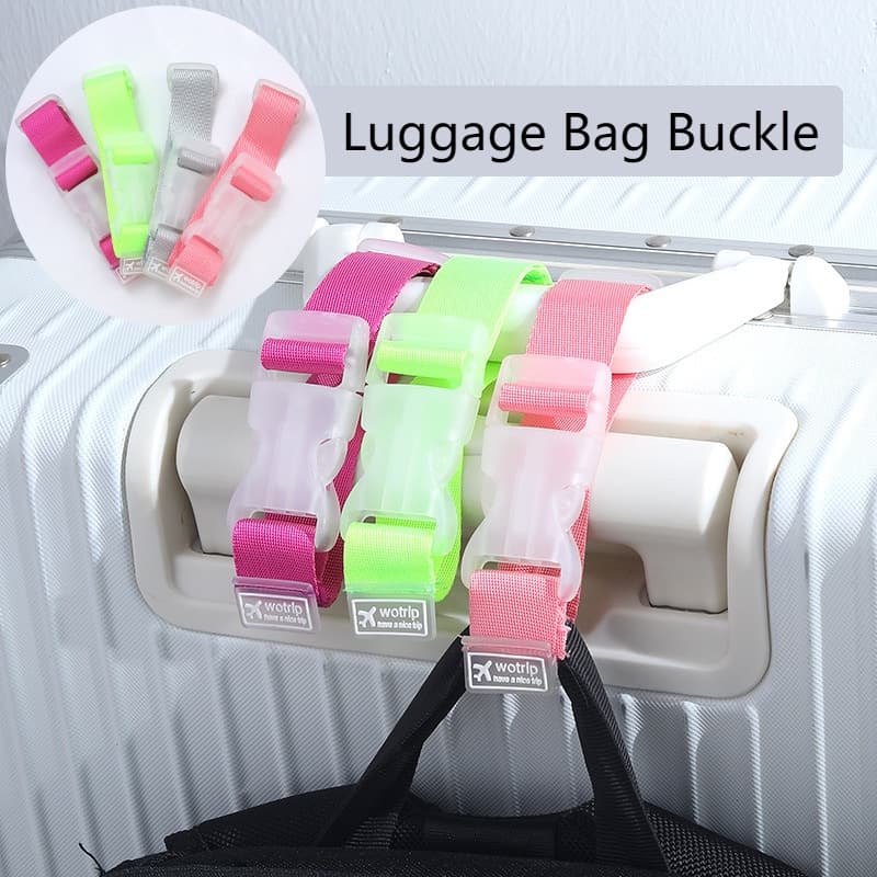 Alça De Bagagem Ajustável , Fivela De Suspensão Externa , Gravata , Suporte De Bolsa Fixação De Viagem , Clipe Portátil