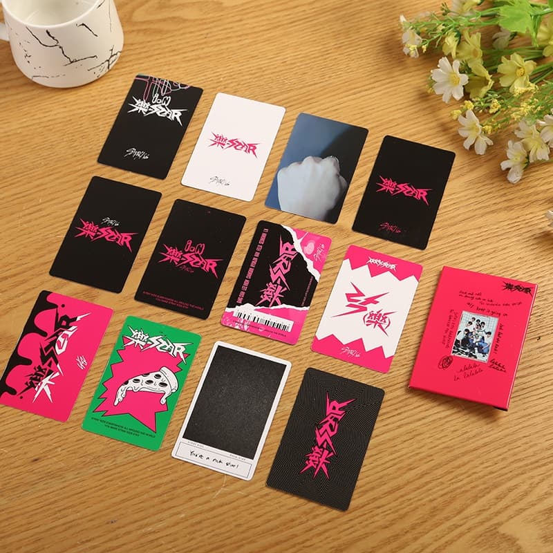 Kpop Idol Stray Kids Novo Álbum Rock Star Photocard Skz Photo Card Stay Fans Gift