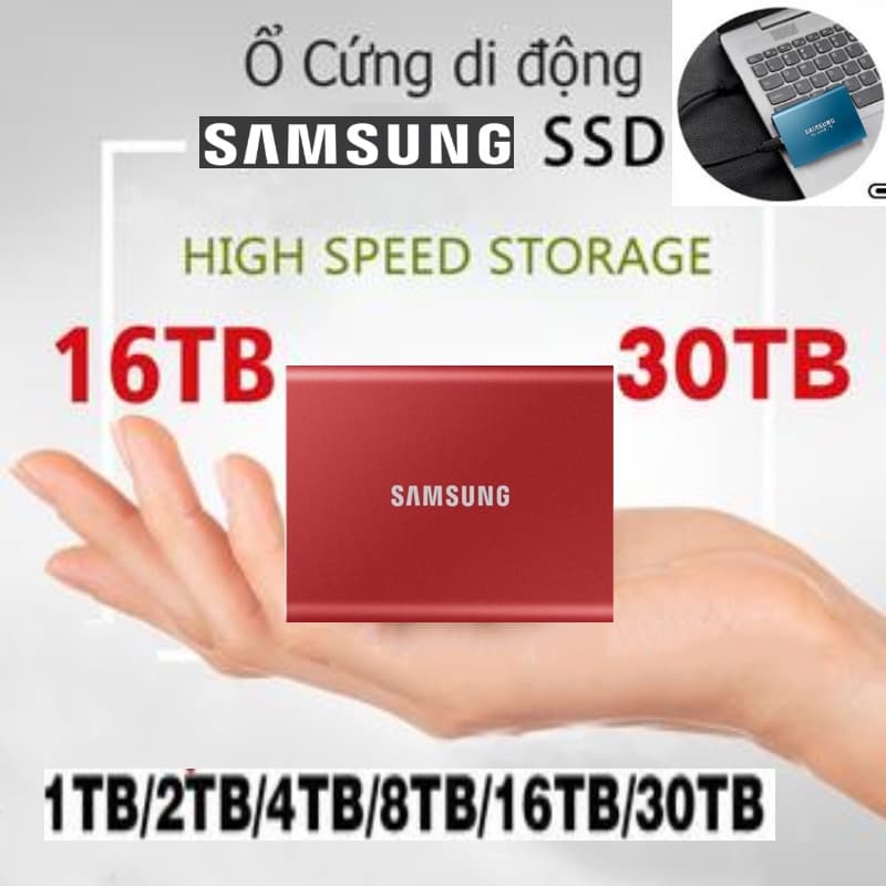 Disco Rígido Externo SSD 16TB 8TB 4TB USB 3.0 Tipo C Interface 1TB/2TB/500GB