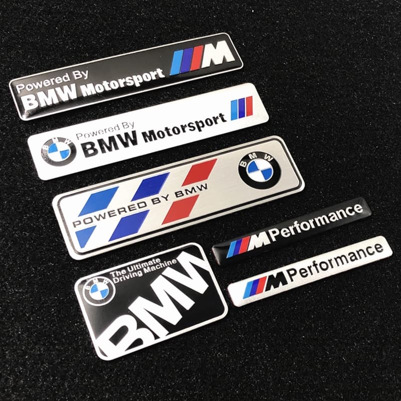 Adesivo De Placa De Identificação De Corpo De Carro De Metal Para BMW M Power M6 M8 E46 E60 E39 E90 E30 F10 Emblema Traseiro Automático Tronco Bloqueio De Arranhões Decalque Acessórios