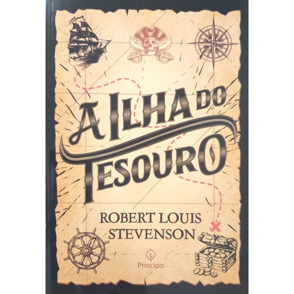 Livro Físico A Ilha do Tesouro Robert Louis Stevenson