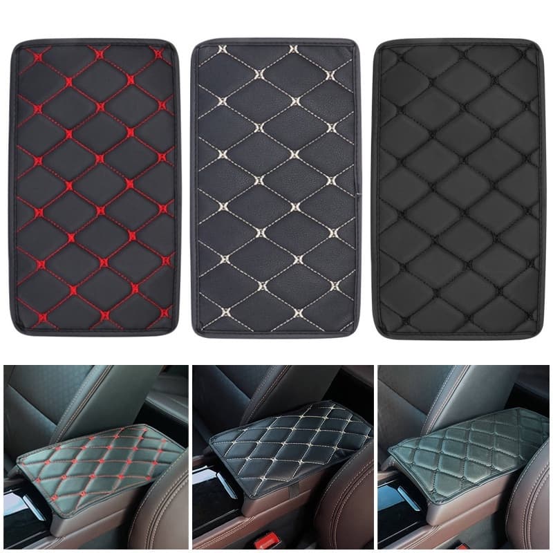 Universal Car Armrest Mat De Apoio De Braço De Automóvel Tapetes De Armazenagem Capa De Almofada À Prova De Poeira