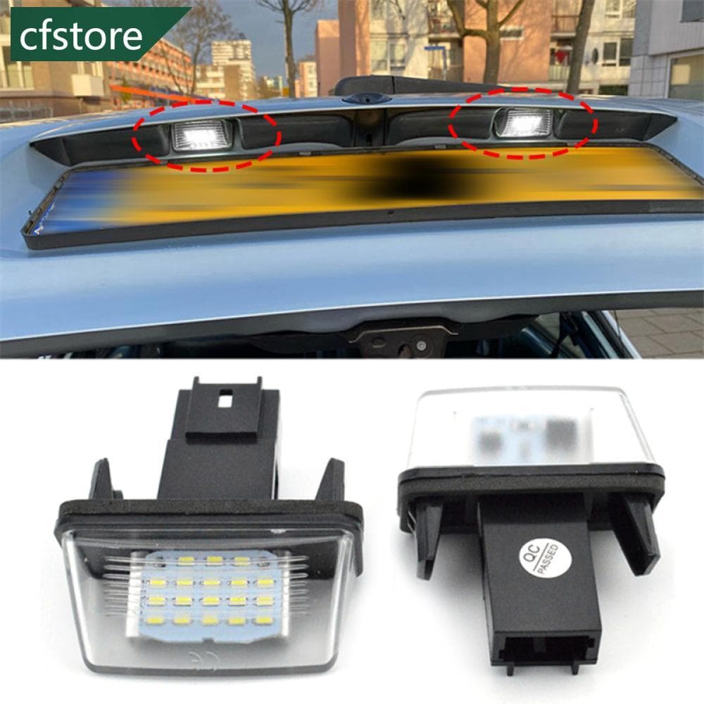 CFSTORE 1PC 18LED Lâmpada De Placa De Carro 12V 6500K Para Peugeot 206 207 307 308 406 407 Citroen C3 C4 C5 C6 M4P1