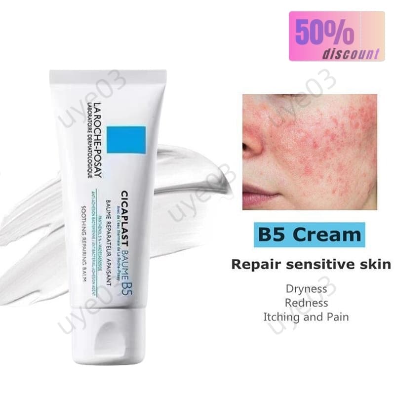 Vitamina B5 + Facial Creme Reparador Pele Danificada Diminui Imperfeições Hidratante Suavizante Cuidado 40ml 100ml Protetor