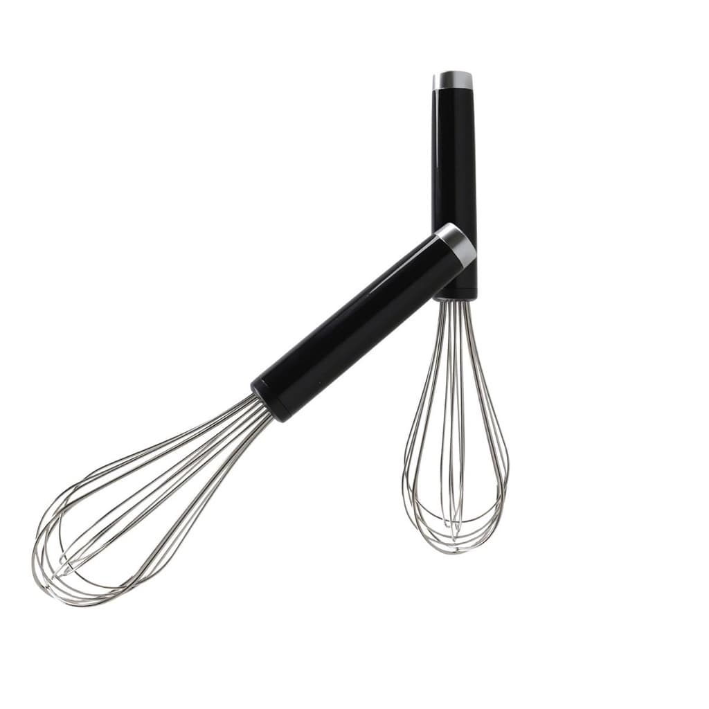 Batedor de Ovos Fouet profissional KitchenAid Preto Inox Fuê