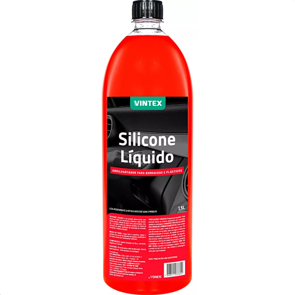 Silicone Líquido Para Plástico E Borrachas Vintex 1,5l