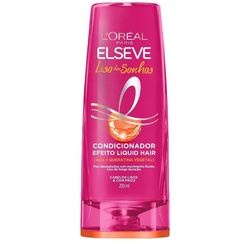 CONDICIONADOR ELSEVE SUPER ALINHADOR LISO DOS SONHOS LORÉAL 200ML LANÇAMENTO 2025