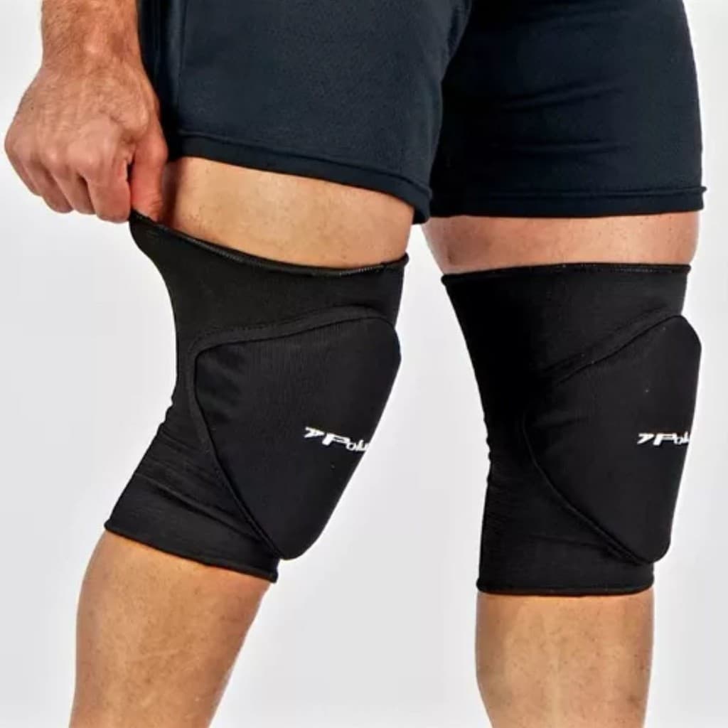 Joelheira Pro Indoor Poker - Volei Goleiro Futsal Handebol Basquete Dança Esportiva [Unisex]
