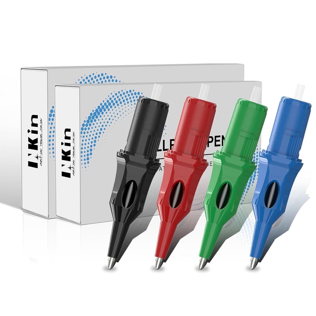 2UND Cartuchos Universais Caneta Esferográfica P/ Máquina Pen Tattoo