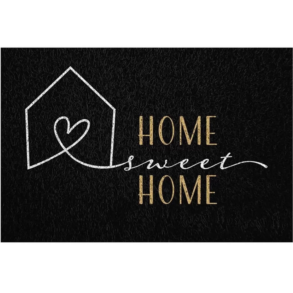 Tapete Porta Entrada Casa Capacho Vinil Home Love 60x40cm Home Kapazi