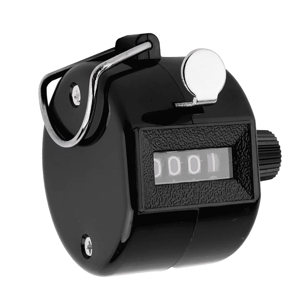 Contador Manual De Pessoas 4 Dígito Controle Entrada Saída Festas 101