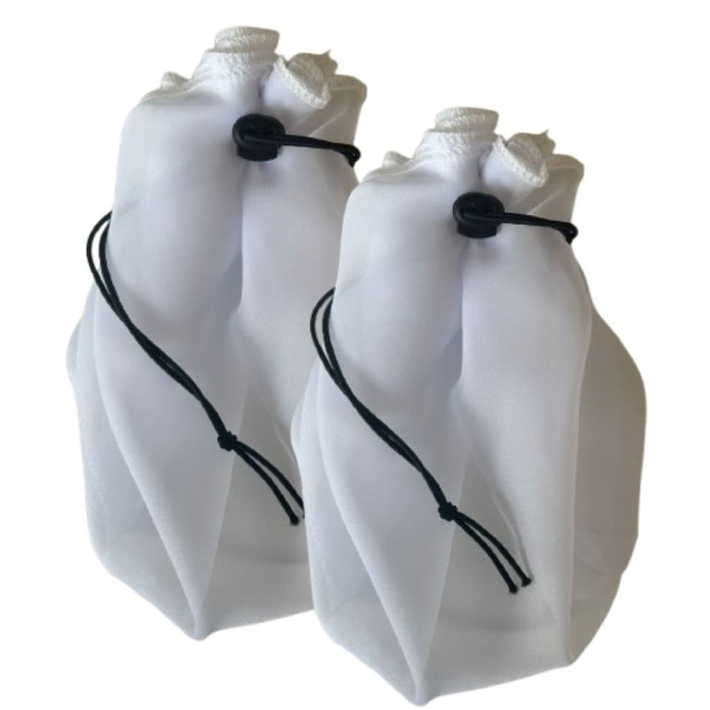 Kit 2 Coador Voal Voil Para Leite Queijo Vegetais Suco Kefir