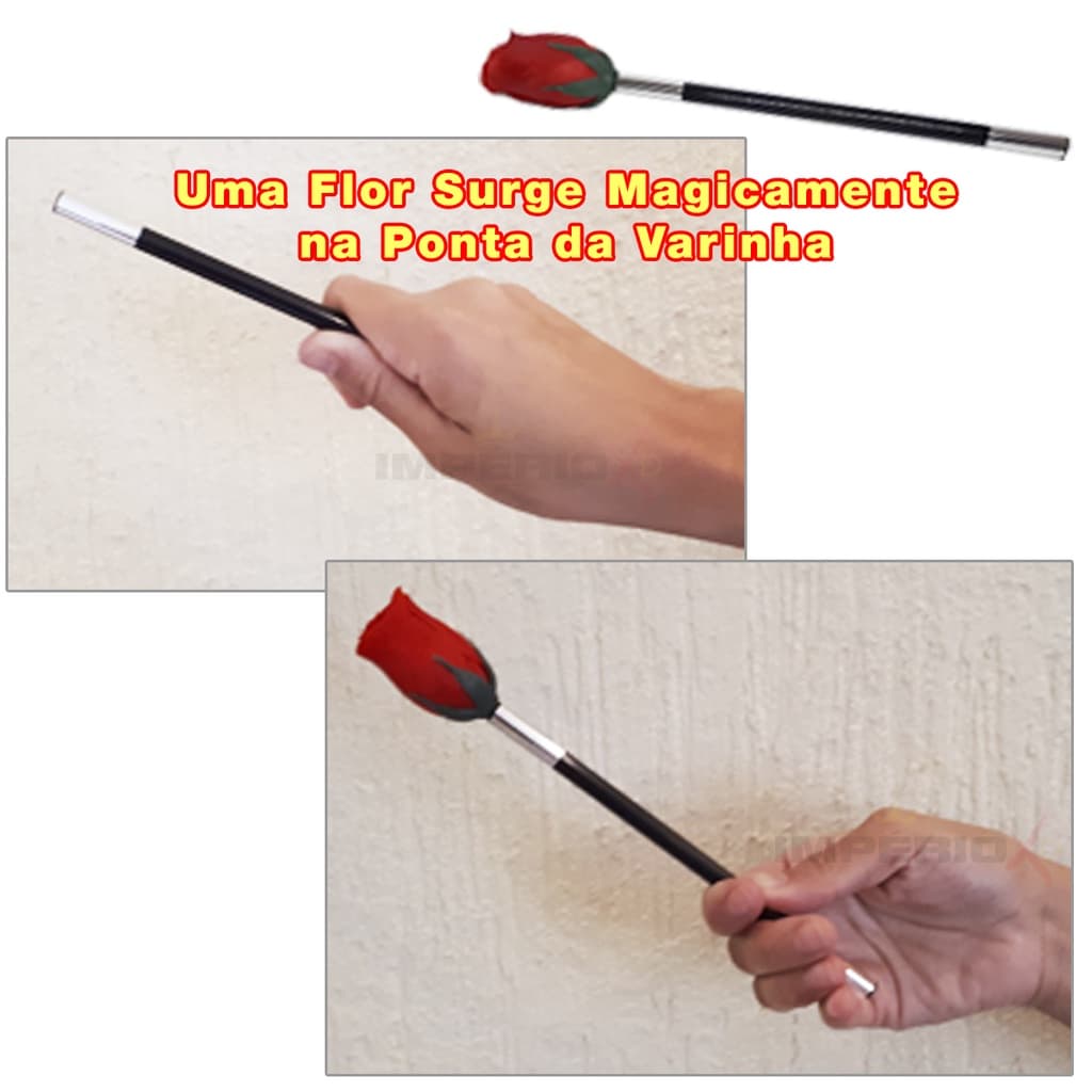Varinha Mágica Que Surge Uma Flor - Truques Mágicos