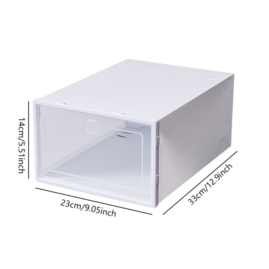 Caixa Organizadora Para Tênis Sapatos Gaveta Dobrável Empilhável Multiuso 1unidade