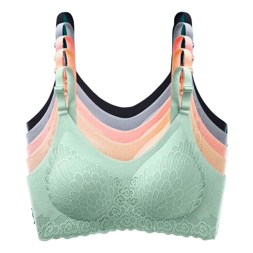 Kit 3 Sutiãs 5d Rendado Com Alça Ajustável ou somente 1 sutiã