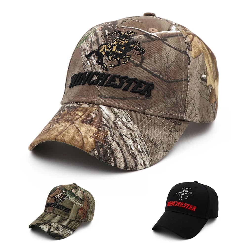 Novo Winchester Sports Baseball Caps Bonés De Pesca Caça Ao Ar Livre Chapéu À Selva Chapéus De Caminhada Casquette
