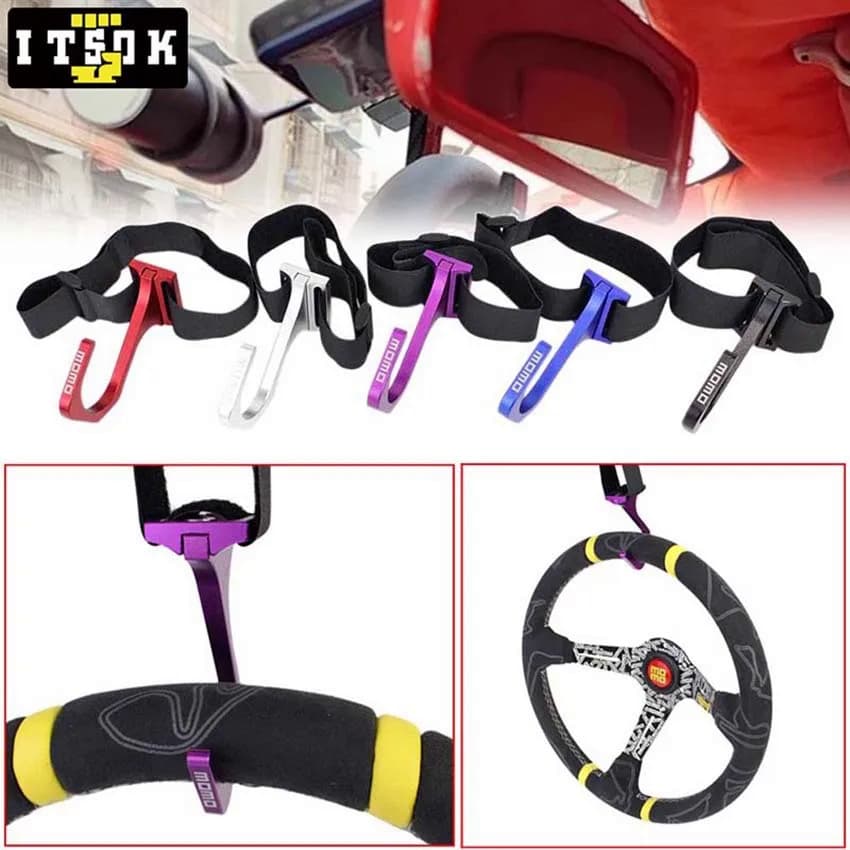 Gancho De Volante JDM Universal De Corrida Em Alumínio Para MOMO