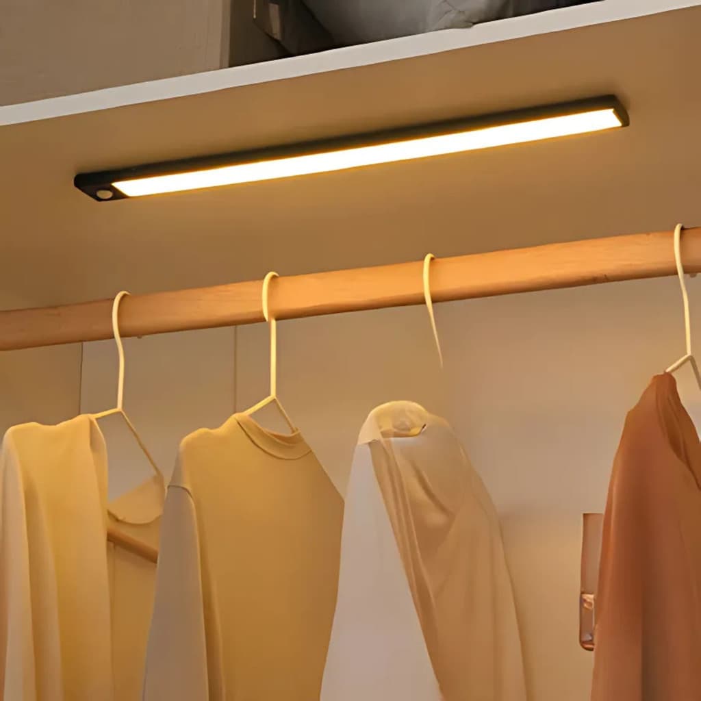 Smart Luminária Inteligente Ultra LED com sensor de movimento sem fio e Recarregável barra fino