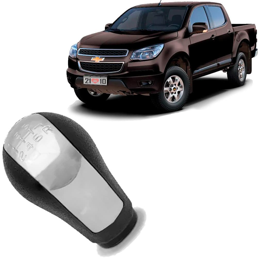 Bola de Câmbio S10 12 13 14 a 18 Preta 6m com Tampa Cromada