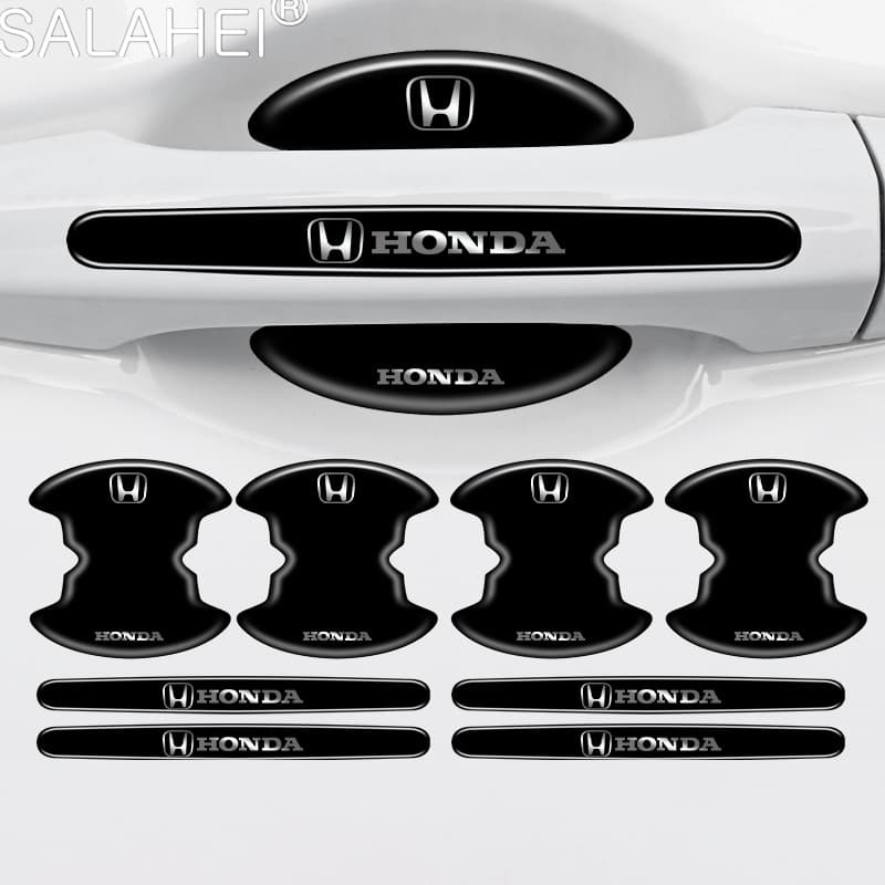 8Pc Autocolante De Proteção Da Porta Do Carro Anti-Riscos Para Honda Civic Accord Vezel Fit CRV Hrv Crz Polit Jazz Jade